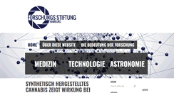 Desktop Screenshot of forschungsstiftung-hh.de