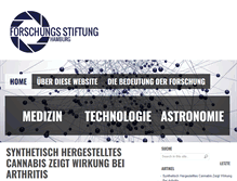 Tablet Screenshot of forschungsstiftung-hh.de